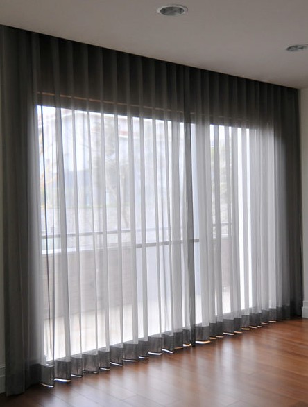 台北松山區浪型窗簾